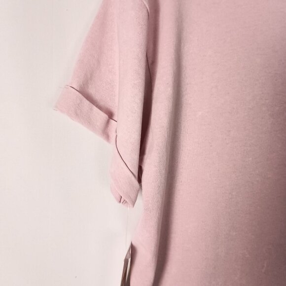 Mighty Fine Floral Graphic Tee Womens M Lilac Flower Print Top - Picture 2 of 5